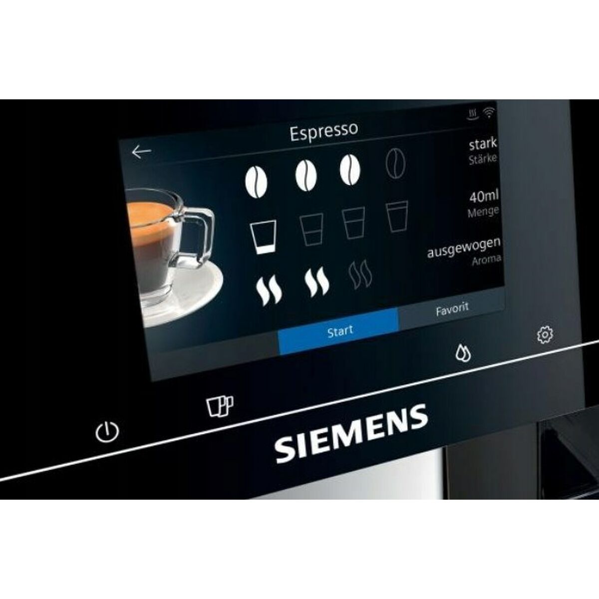Superautomatisk kaffebryggare Siemens AG TP703R09 Svart 1500 W 19 bar 2,4 L 2 Csészék - 3