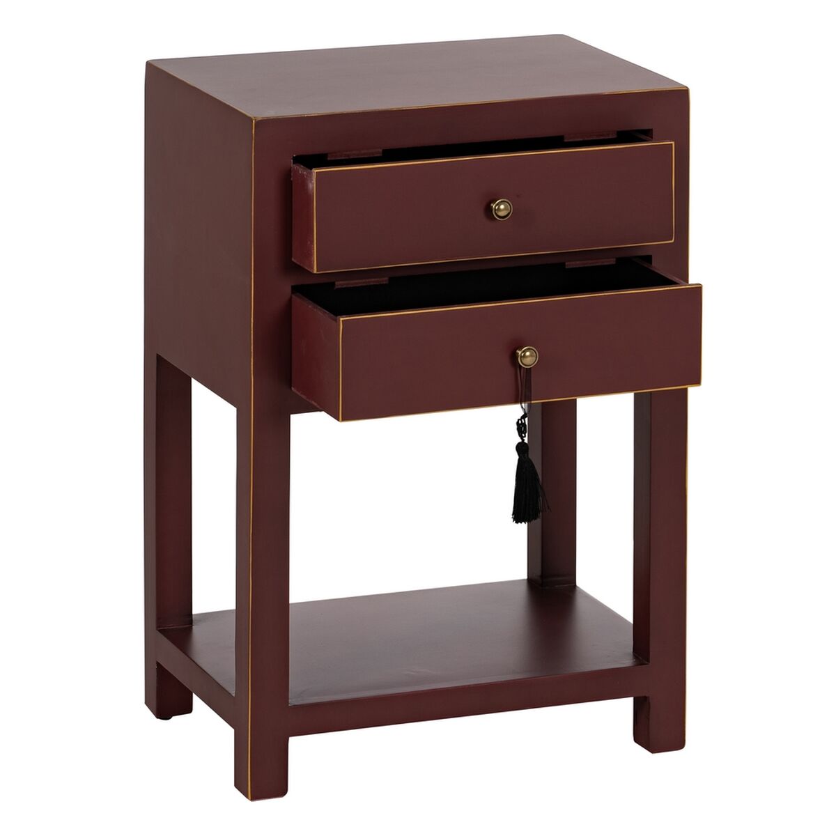 Nattduksbord ORIENT Takpanna Granträ Trä MDF 45 x 30 x 66 cm - 3