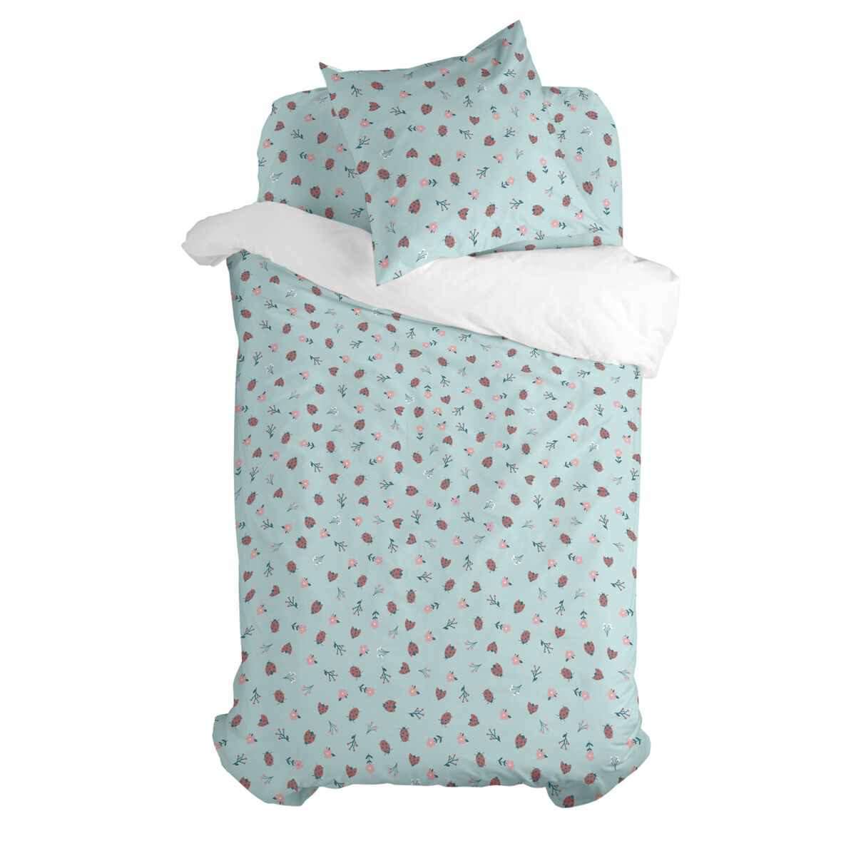 Täckslagsset HappyFriday Mini Catarinas Multicolour Säng 80 2 Delar