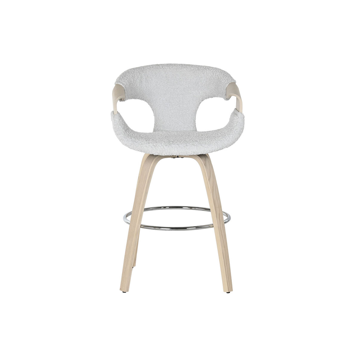 Sittpall Home ESPRIT Grå Trä 55,5 x 52,5 x 92,5 cm - 2