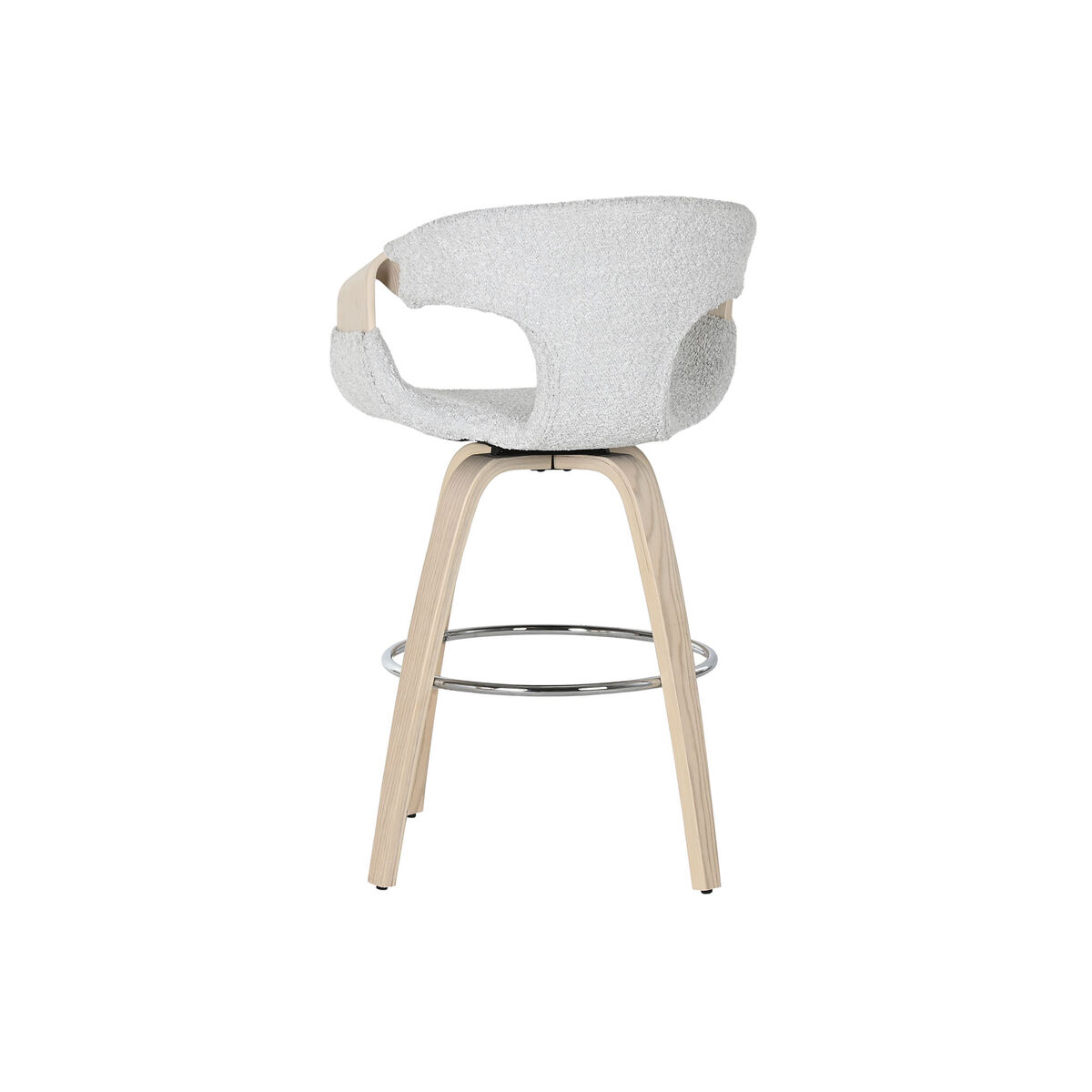 Sittpall Home ESPRIT Grå Trä 55,5 x 52,5 x 92,5 cm - 3
