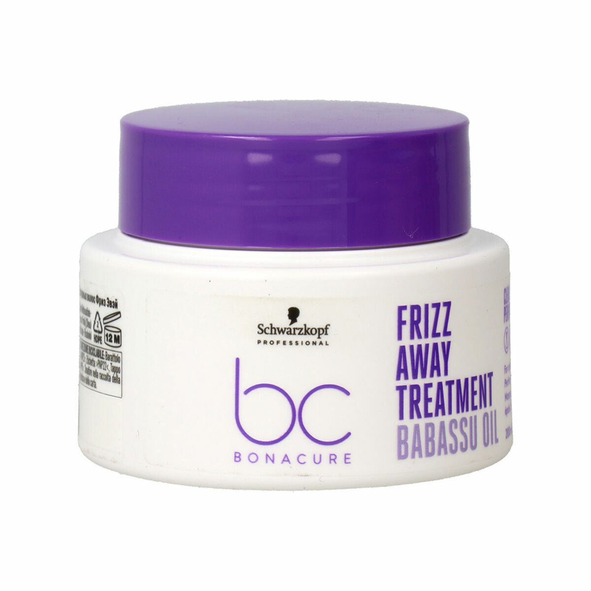 Inpackning mot frissigt hår Schwarzkopf Bc Frizz Away 200 ml