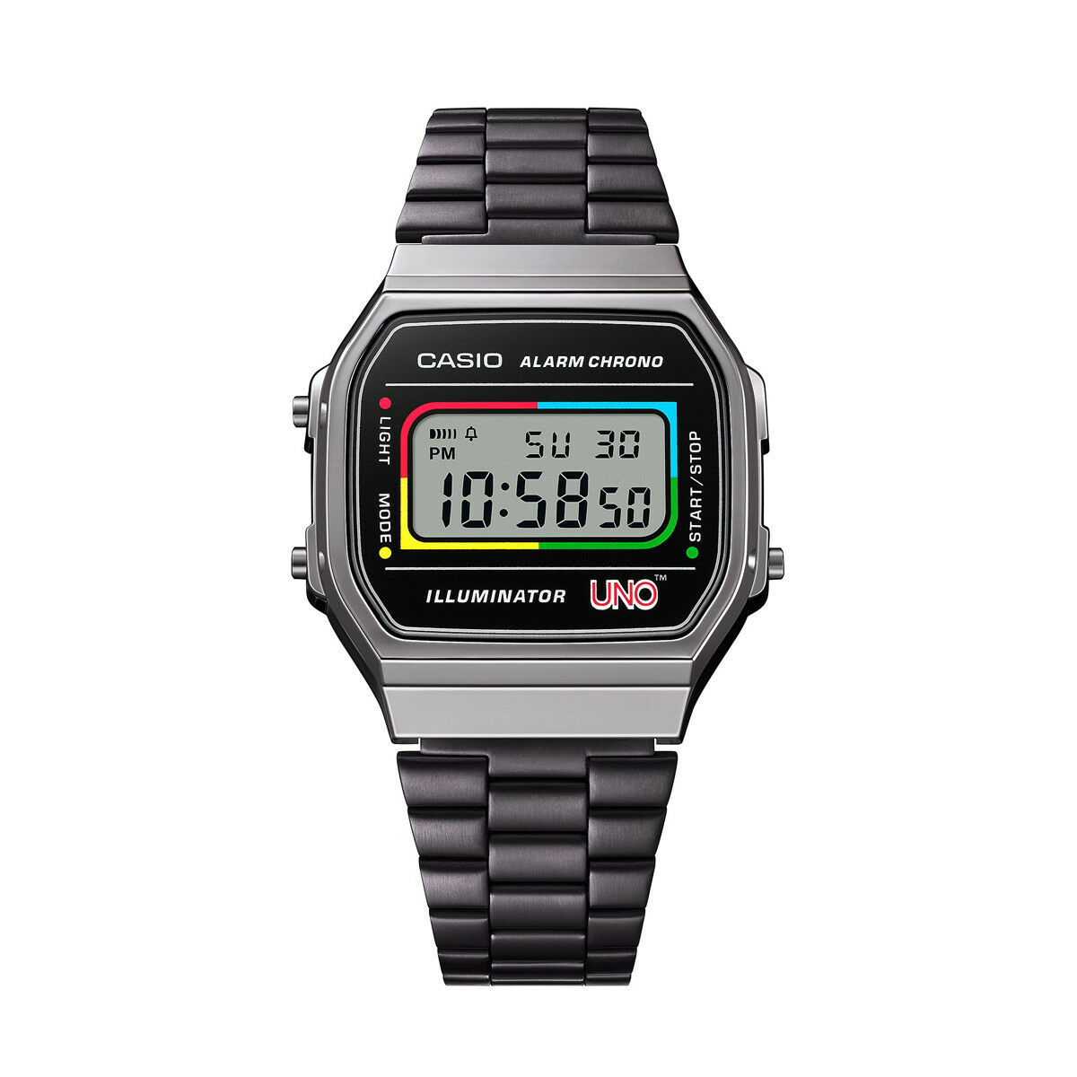 Herrklocka Casio A168WEUC-1AER Svart Grå (Ø 36 mm) - 2