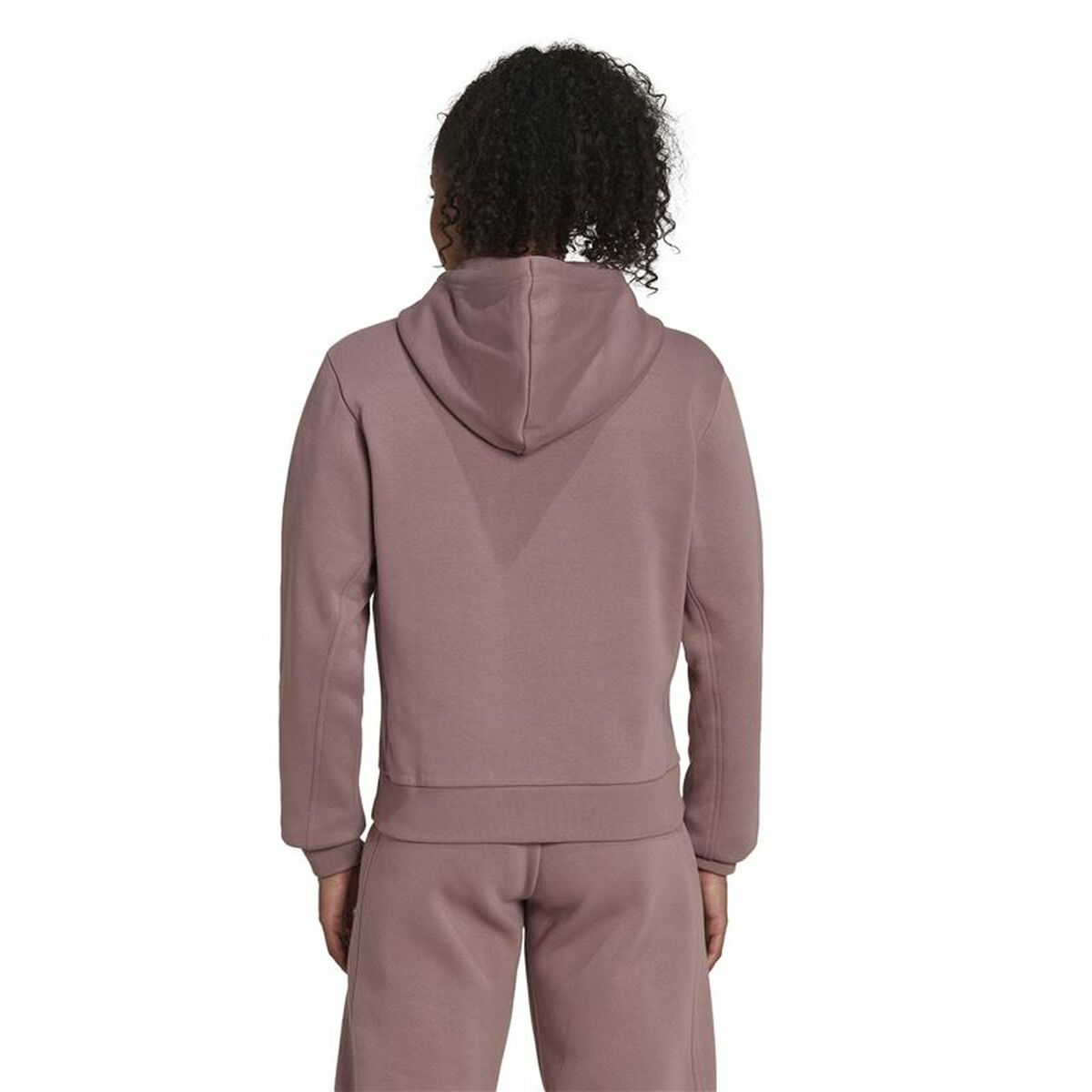 Tröja med huva och blixtlås Adidas ALL SZN Fleece Kaffe/ Café - 8