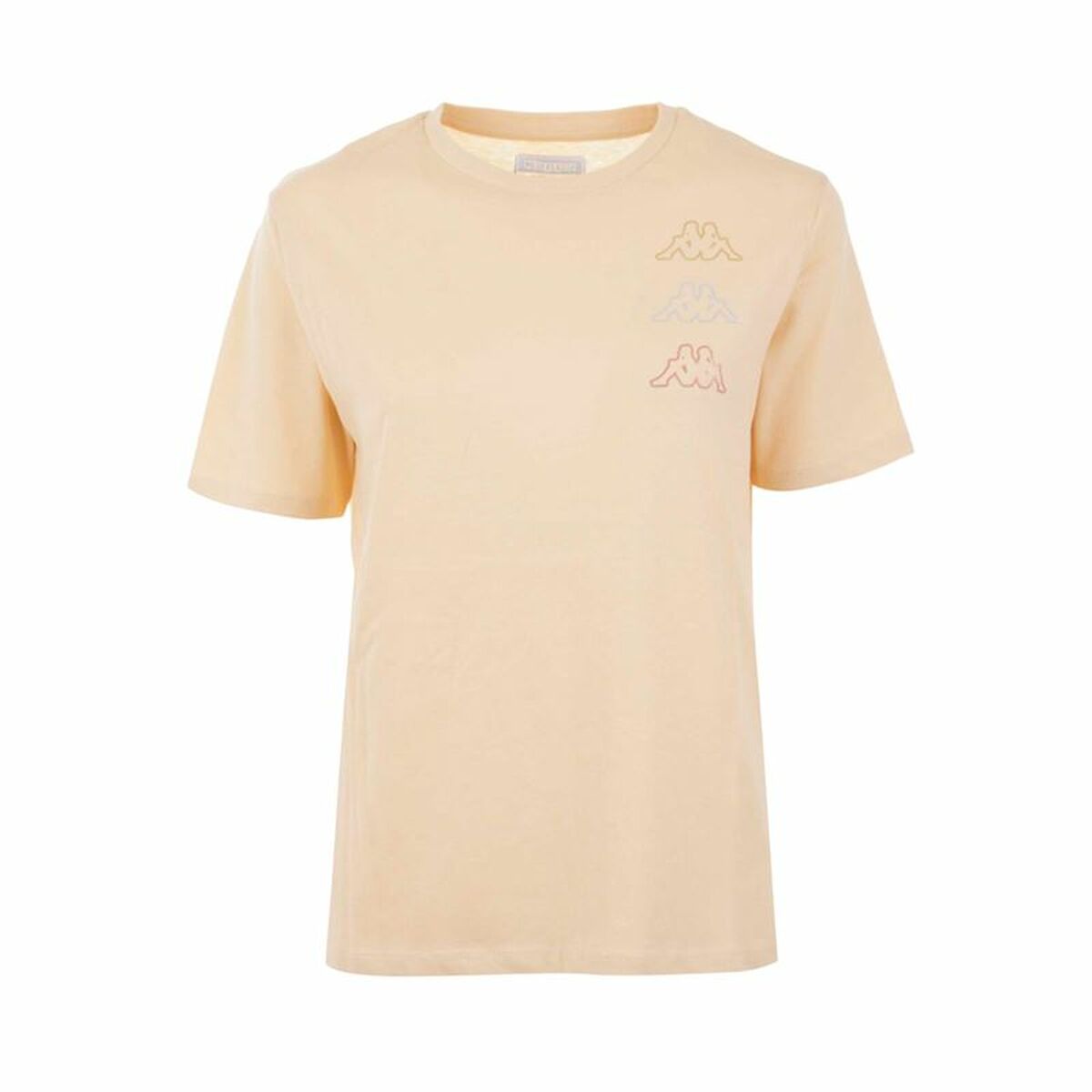 T-shirt med kortärm Dam Kappa Kemilia Beige - 4
