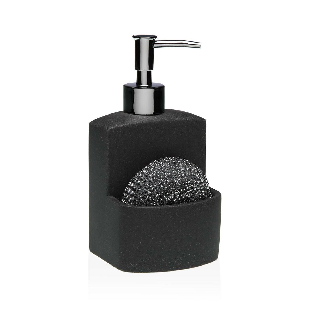 Tvåldispenser Versa Svart Harts Keramik Minimalistisk