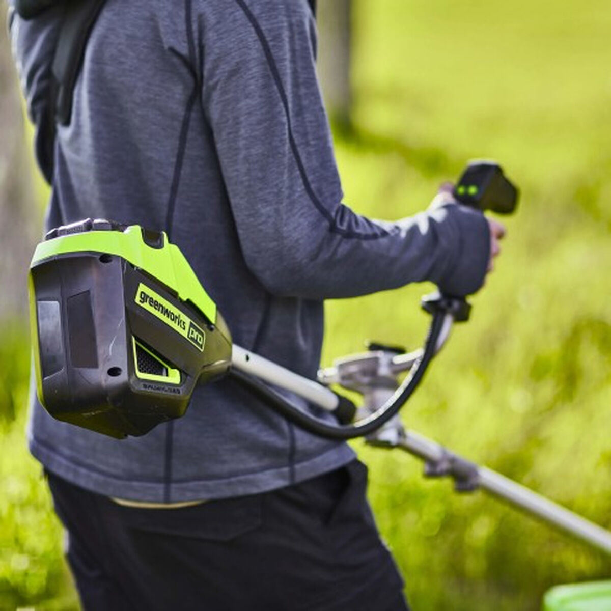 Flerfunktionsröjsåg Greenworks GD60BCB 60 V Ø 40 cm - 3