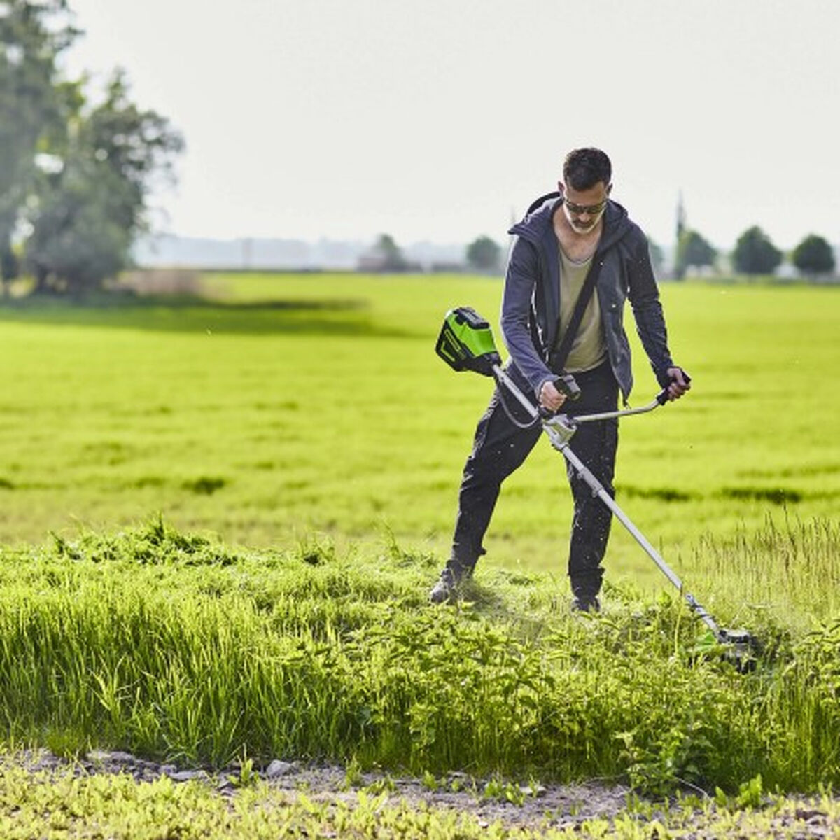 Flerfunktionsröjsåg Greenworks GD60BCB 60 V Ø 40 cm - 2
