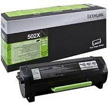 Toner Lexmark 502X R Svart