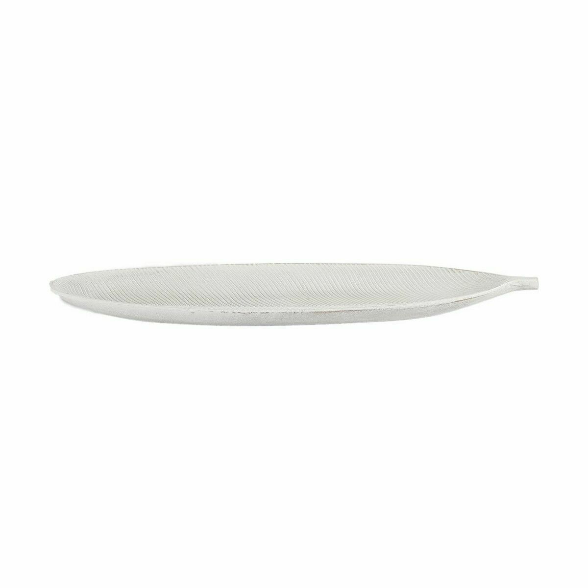 Bordsdekoration Gift Decor Vit Trä MDF 49 x 2,7 x 17,3 cm Dekoration Löv av en växt (6 antal) - 2