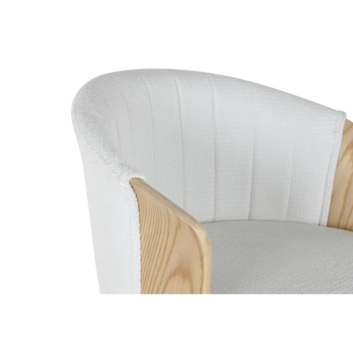 Sittpall Home ESPRIT Vit Trä 58 x 56 x 86 cm - 3