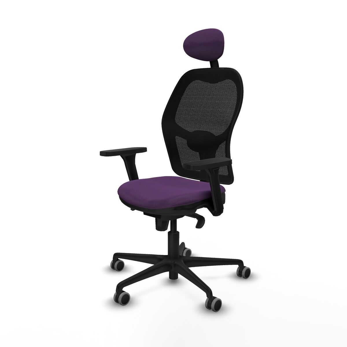 Kontorsstol med nackstöd Jorquera Piqueras y Crespo 3D036G1 Purpur - 2