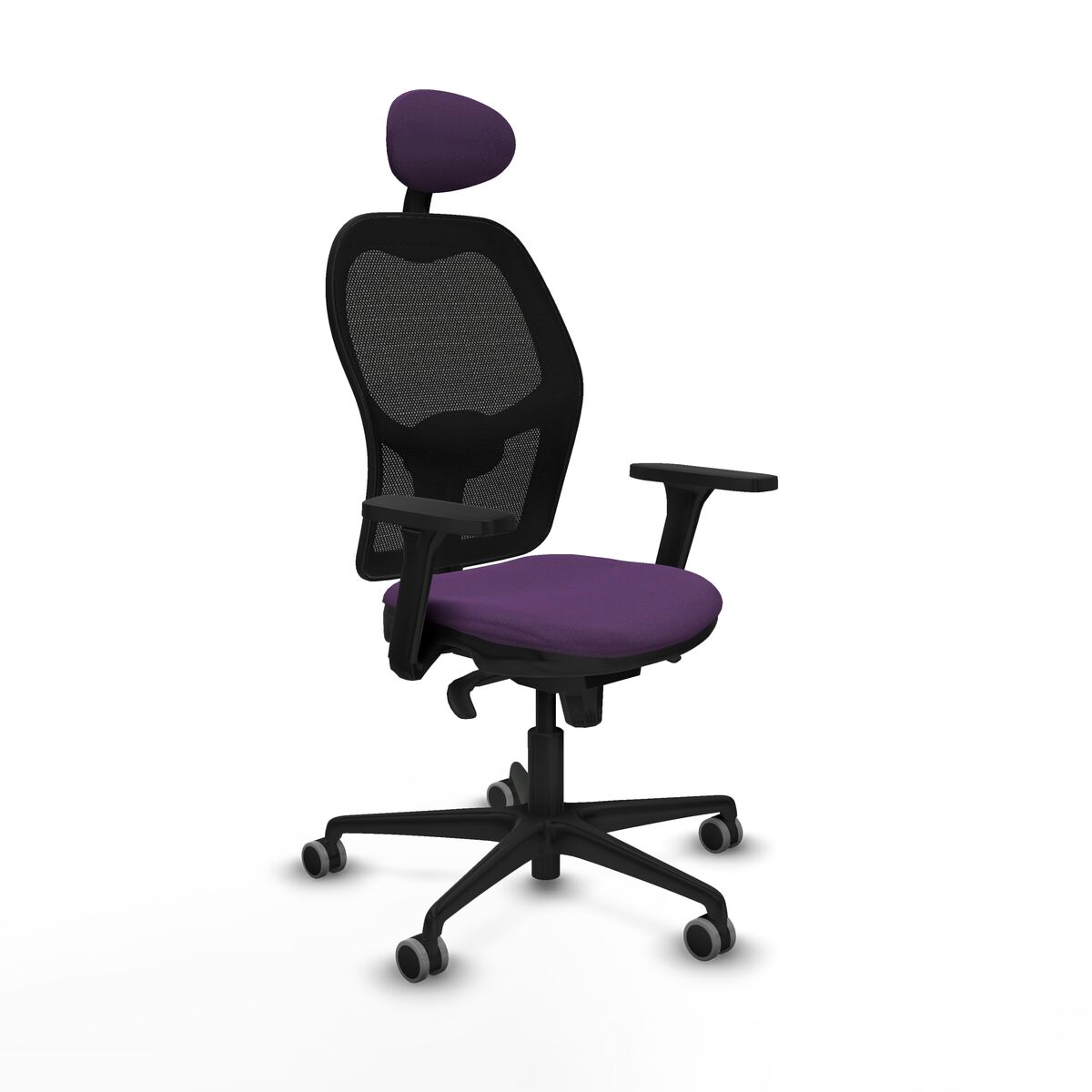 Kontorsstol med nackstöd Jorquera Piqueras y Crespo 3D036G1 Purpur