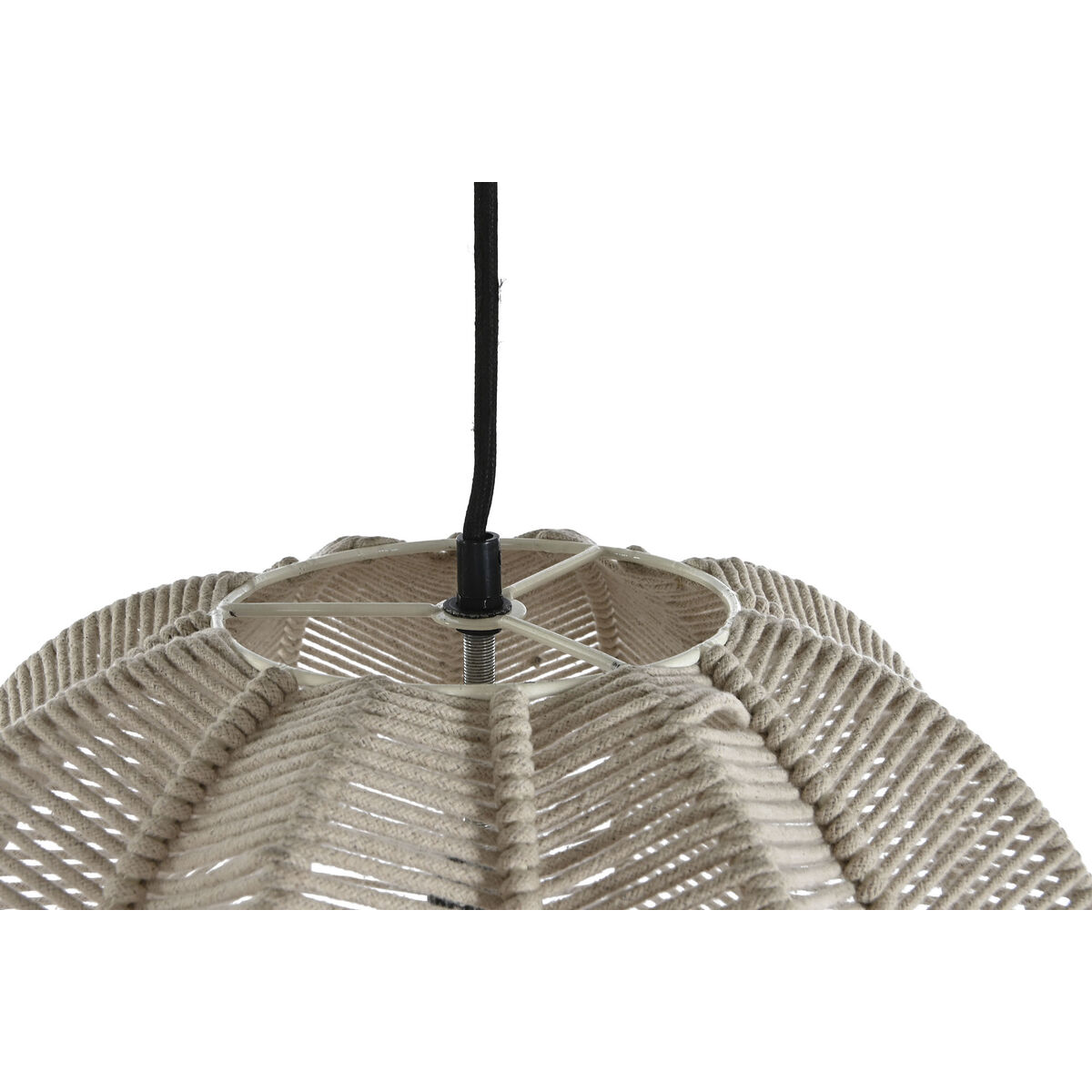 Taklampa Home ESPRIT Beige Snöre 50 W 40 x 40 x 35 cm - 6