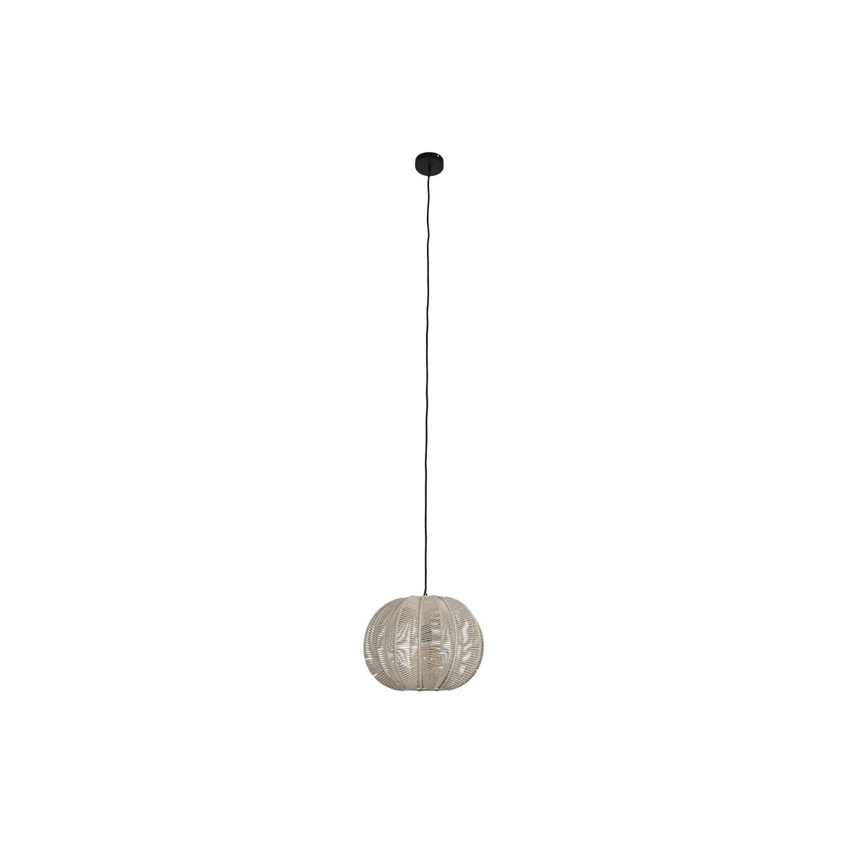 Taklampa Home ESPRIT Beige Snöre 50 W 40 x 40 x 35 cm