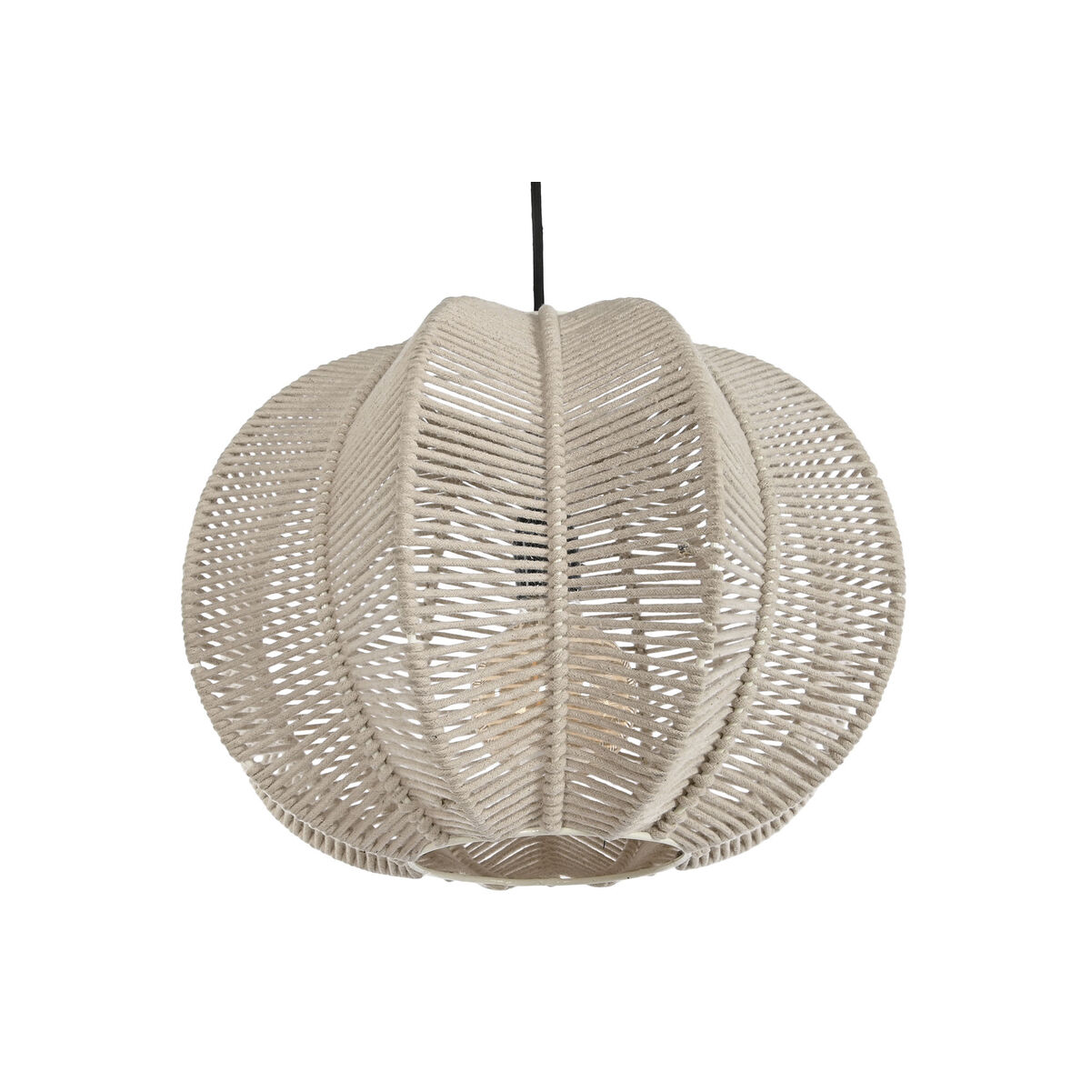 Taklampa Home ESPRIT Beige Snöre 50 W 40 x 40 x 35 cm - 3