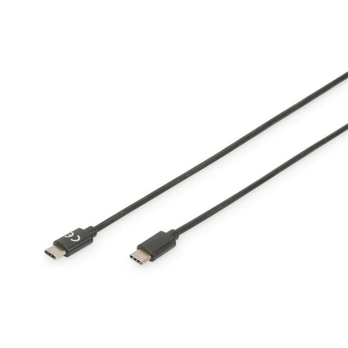 USB-C-kabel Digitus AK-300138-010-S Svart 1 m - 2