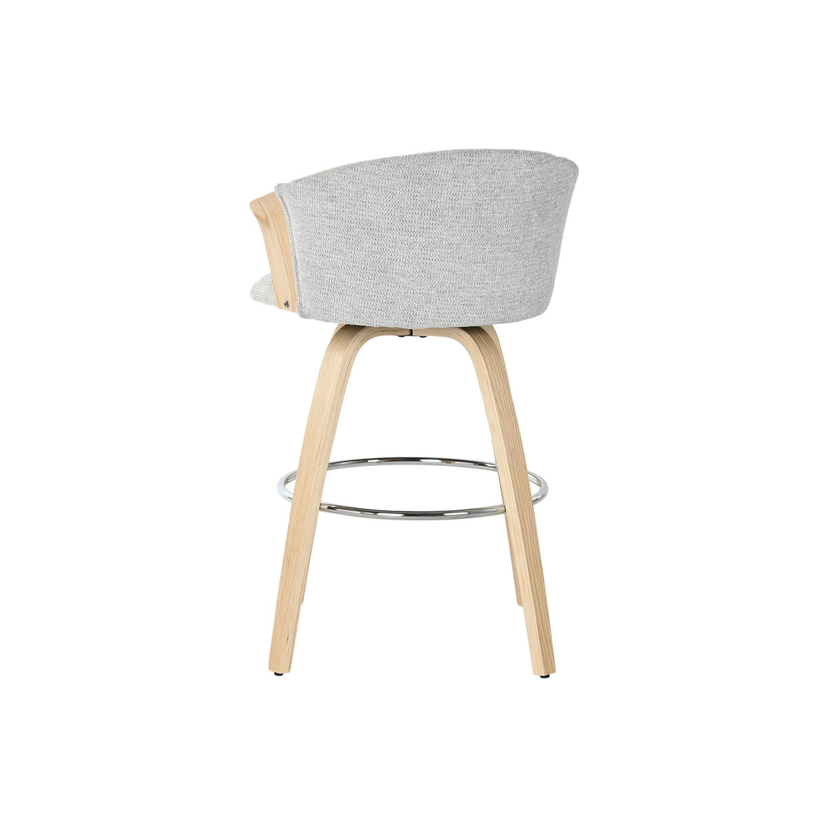 Sittpall Home ESPRIT Grå Trä 58 x 56 x 86 cm - 2