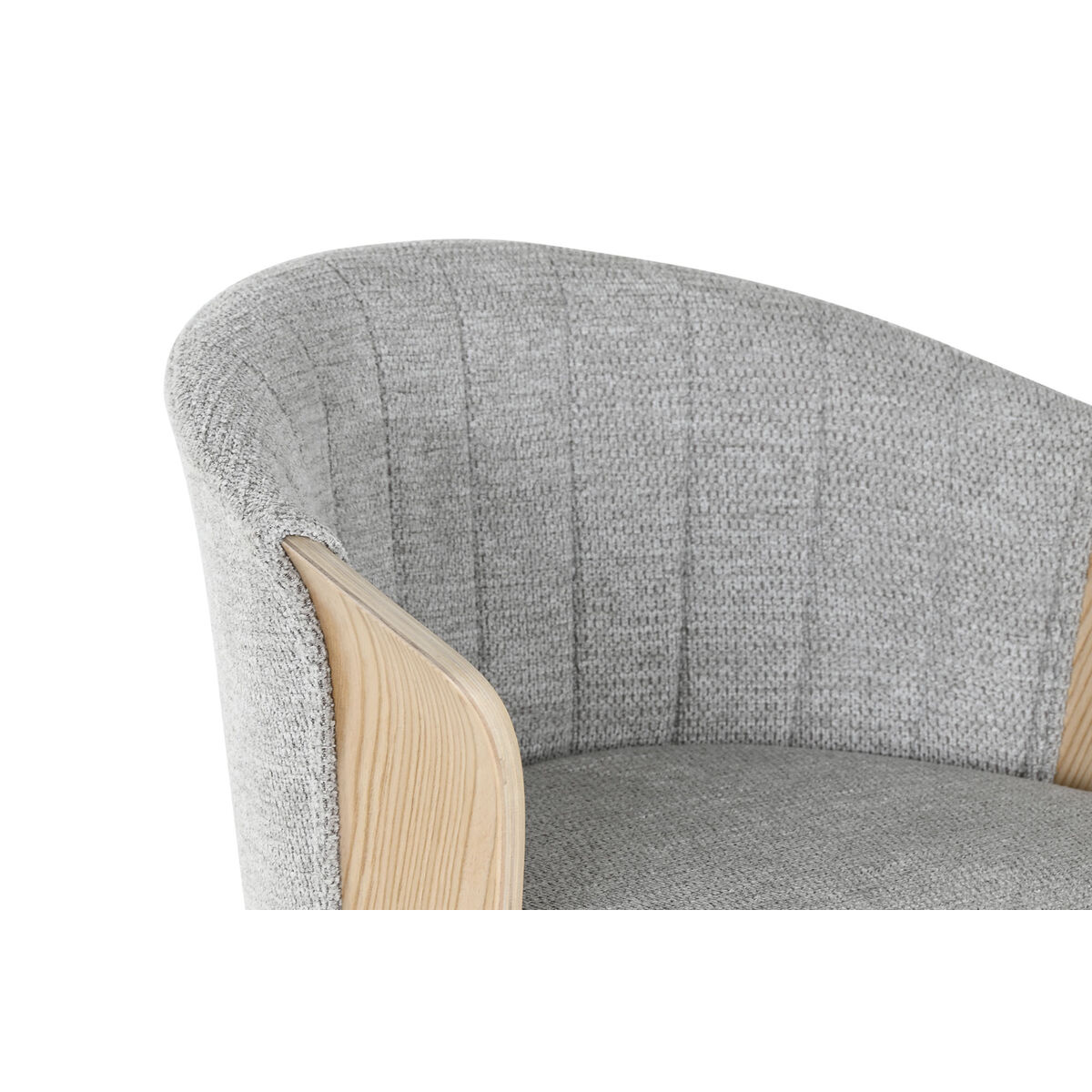 Sittpall Home ESPRIT Grå Trä 58 x 56 x 86 cm - 4
