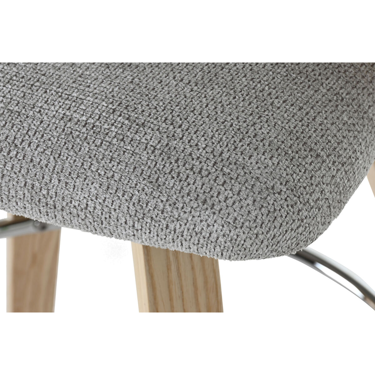 Sittpall Home ESPRIT Grå Trä 58 x 56 x 86 cm - 5