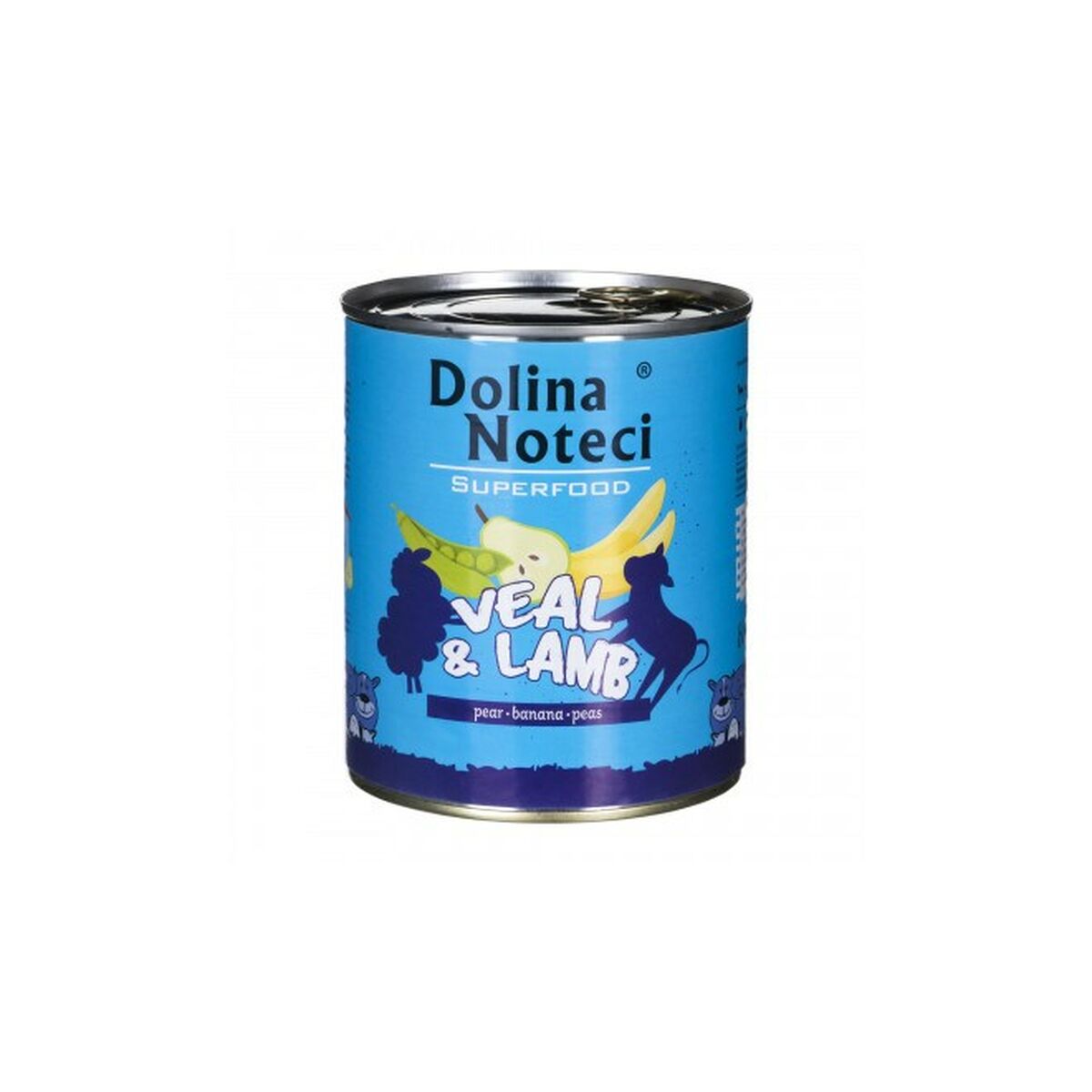 Våt mat Dolina Noteci Superfood Kalvkött Lamm 800 g