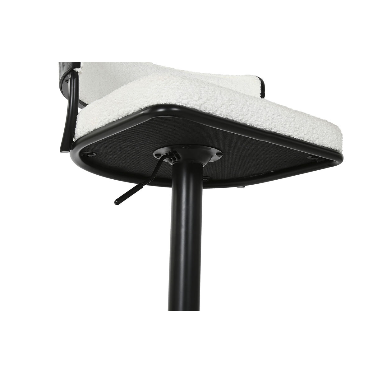 Sittpall Home ESPRIT Vit Metall 48,5 x 48 x 83,5 cm - 5