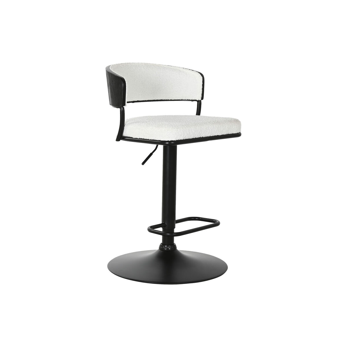 Sittpall Home ESPRIT Vit Metall 48,5 x 48 x 83,5 cm - 7