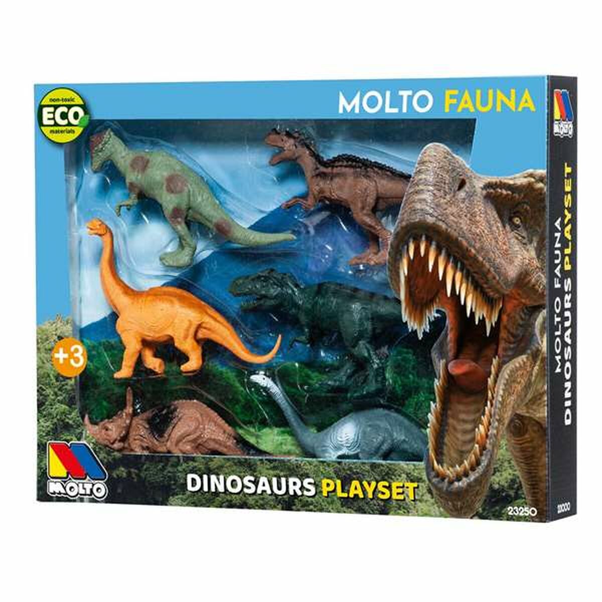 djur Moltó Plast 6 Delar - 5