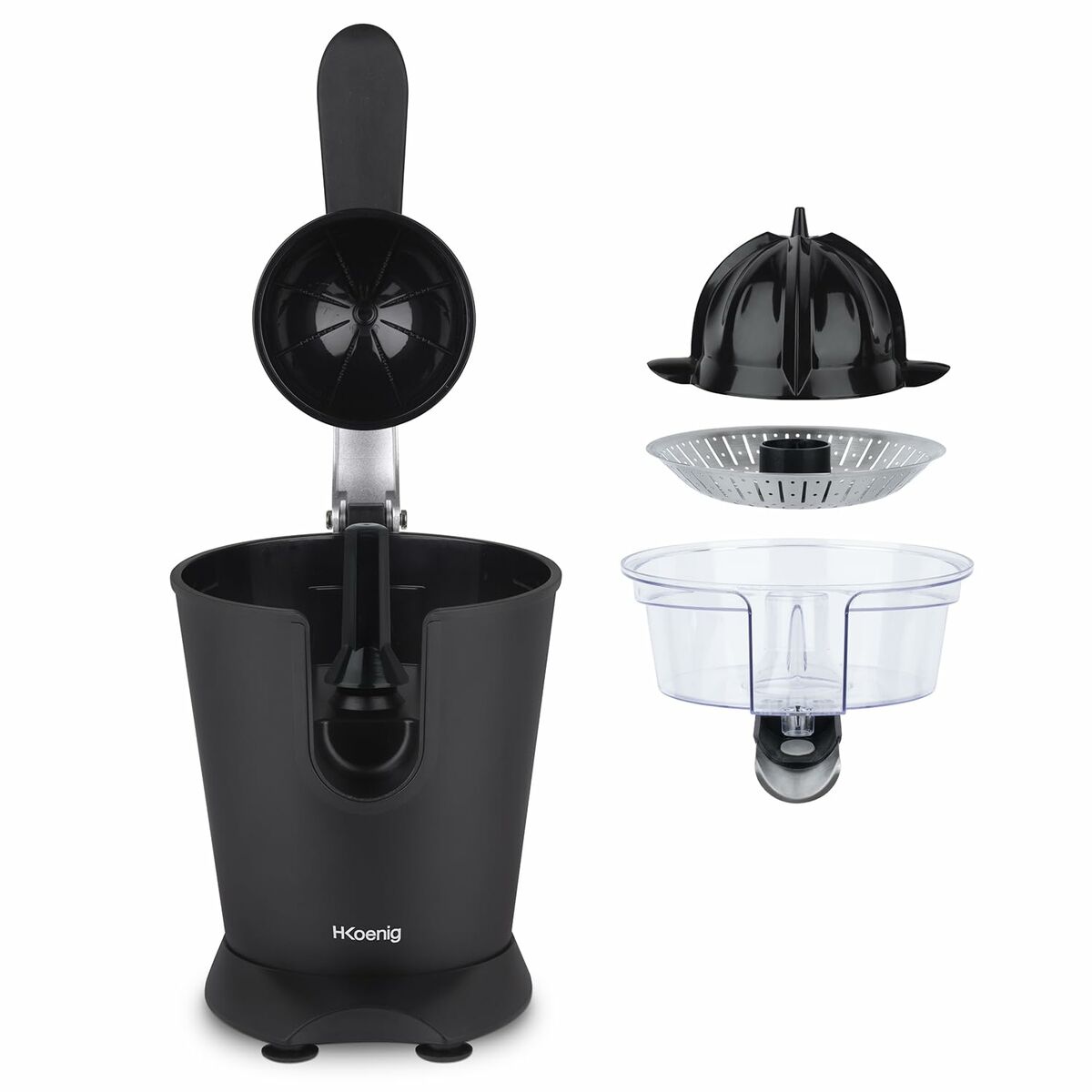 Elektrisk Juicepress Hkoenig AGR82 160 W Svart Marinblå - 4