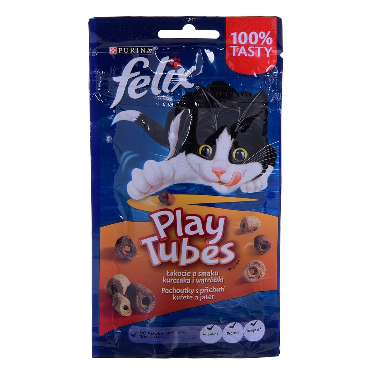 Kattmat Purina Play Tubes Kyckling 50 g