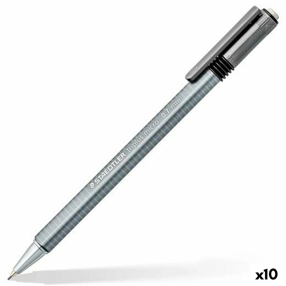 Pennset Staedtler Triplus Micro 774 Grå 0,7 mm (10 antal) - 2