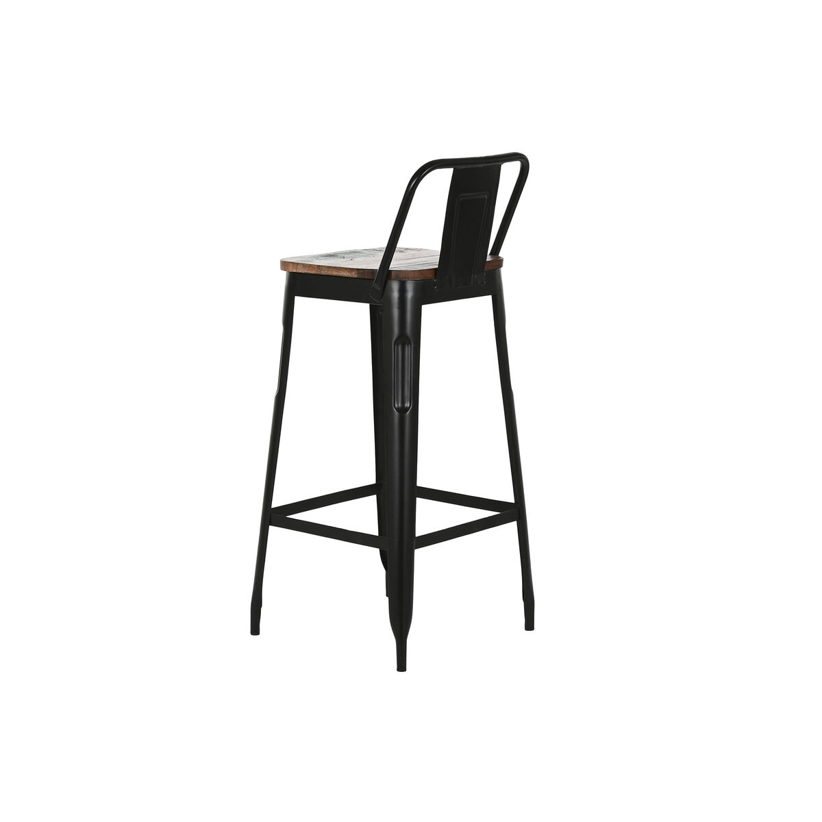 Sittpall Home ESPRIT Svart Trä Metall 41 x 38 x 96 cm - 3