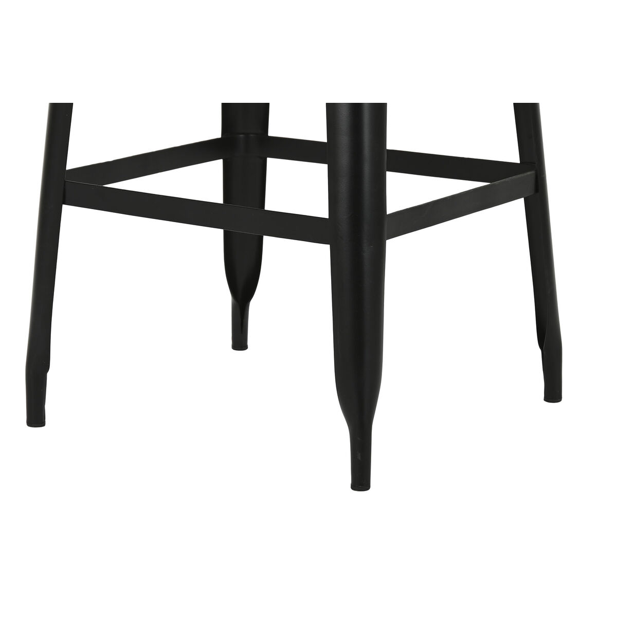 Sittpall Home ESPRIT Svart Trä Metall 41 x 38 x 96 cm - 6