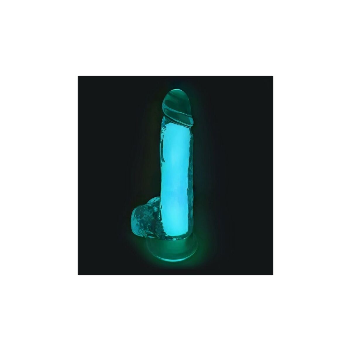 Realistisk dildo VSCNOVELTY TPE Blå 20 cm - 3