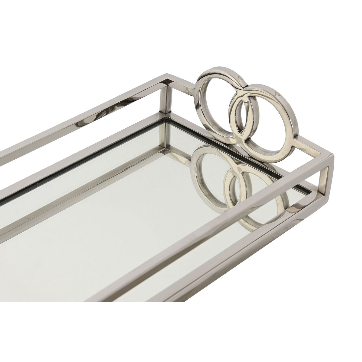 Bricka Home ESPRIT Silvrig Modern 30 x 17 x 7 cm - 2