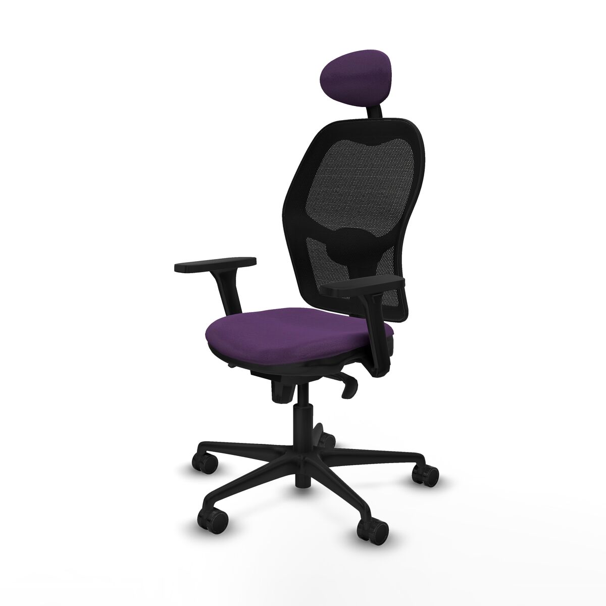 Kontorsstol med nackstöd Jorquera Piqueras y Crespo 3D036N1 Purpur - 2