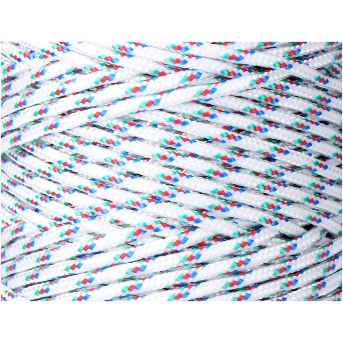 Skosnöre EDM 87916 Trefärgad polypropen 5 mm x 200 m Flätning - 2