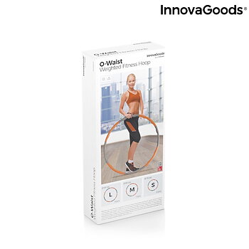 Avtagbar fitnessring täckt med skumgummi O-Waist InnovaGoods