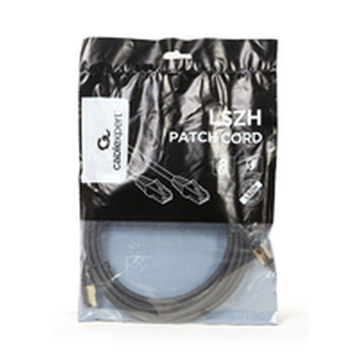 Nätkabel FTP Styv Kategori 6 GEMBIRD PP8-LSZHCU-BK-0.5M Svart 50 cm - 2