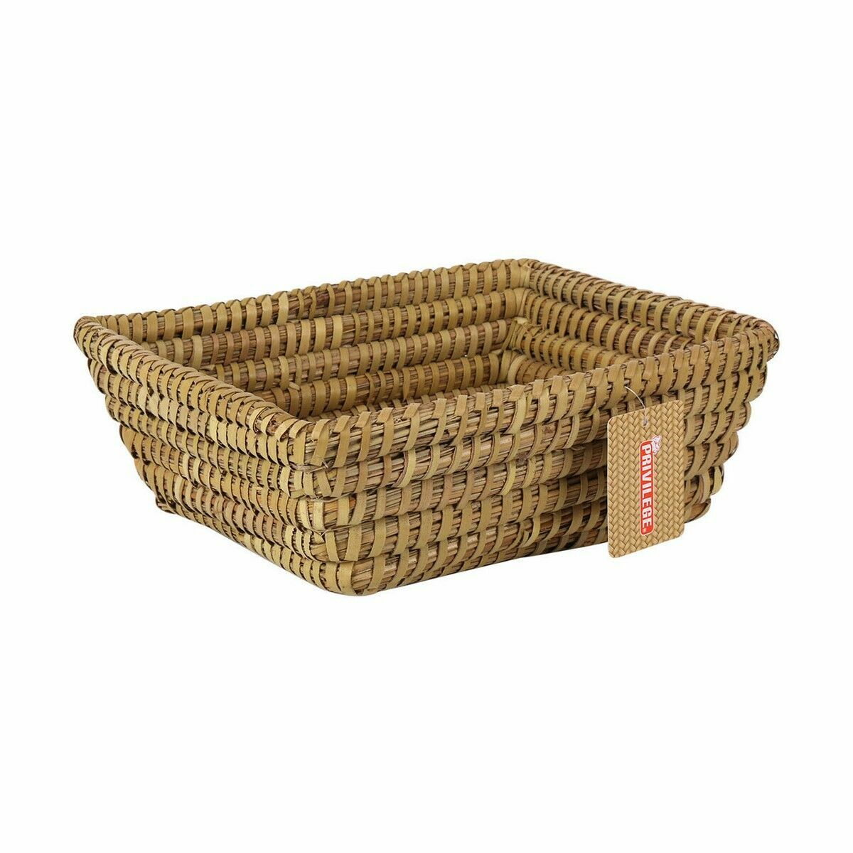 Multifunktionell korg Privilege Korne Brun vide Rektangulär 25 x 20 x 8 cm (24 antal) - 4