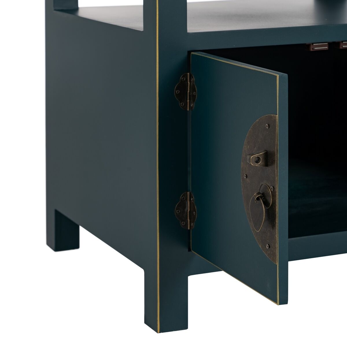 Nattduksbord ORIENTE Blå Trä MDF 50 x 40 x 66 cm - 3