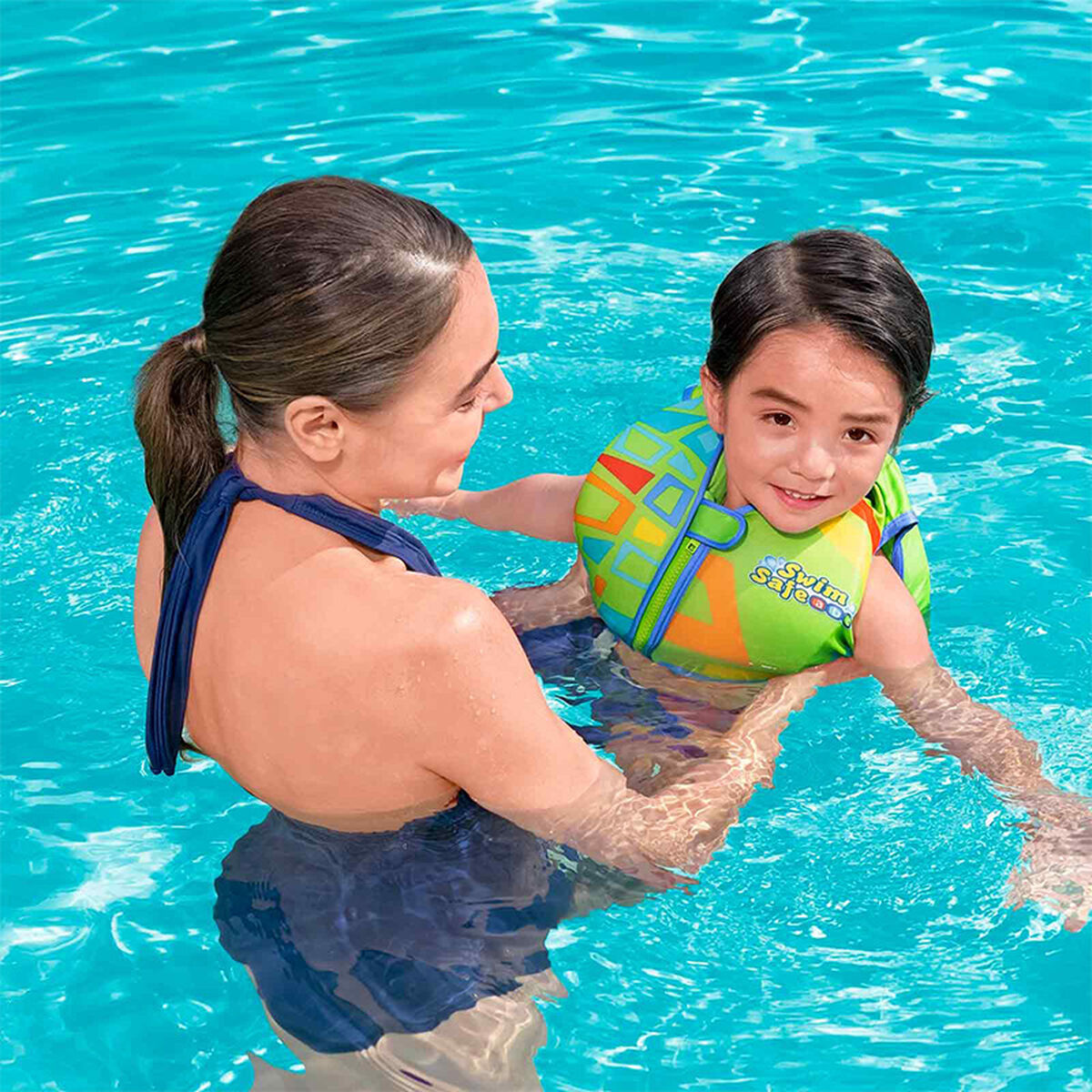 Bestway Mönstrad Simbräda Barnbord Blandade Färger 42x32x3,5 cm +3 till 6 År Strand och Pool 32155 - 2