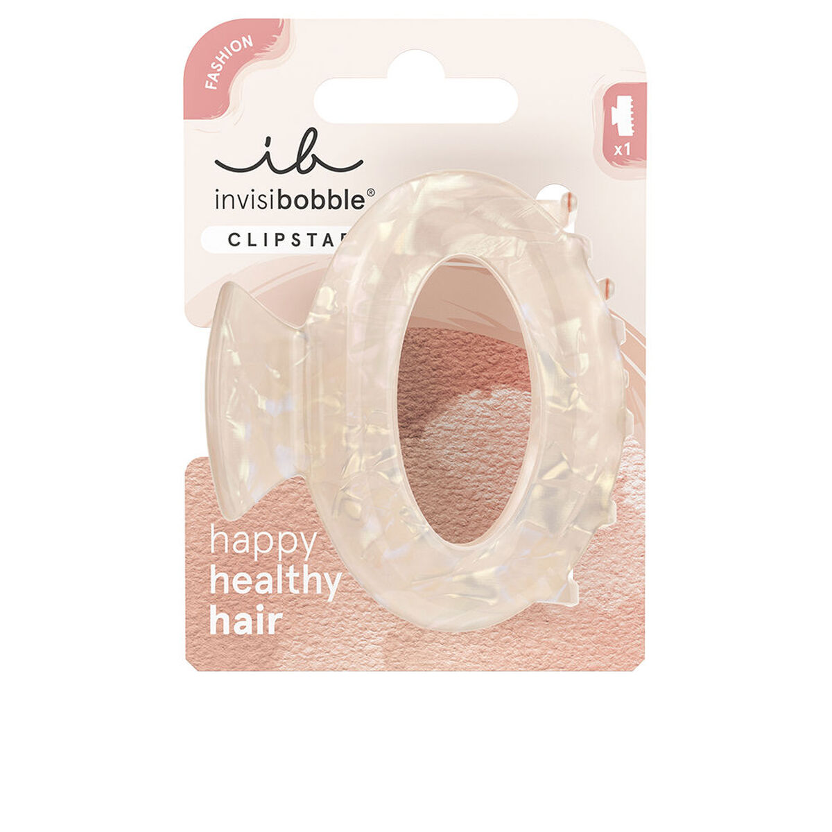 Klämma Invisibobble INVISIBOBBLE CLIPSTAR Rosy Bliss