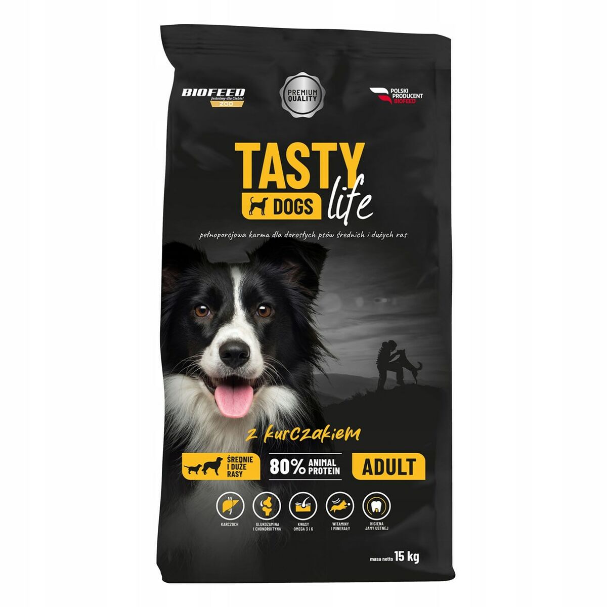 Foder Biofeed Medium & Large Kyckling 15 kg