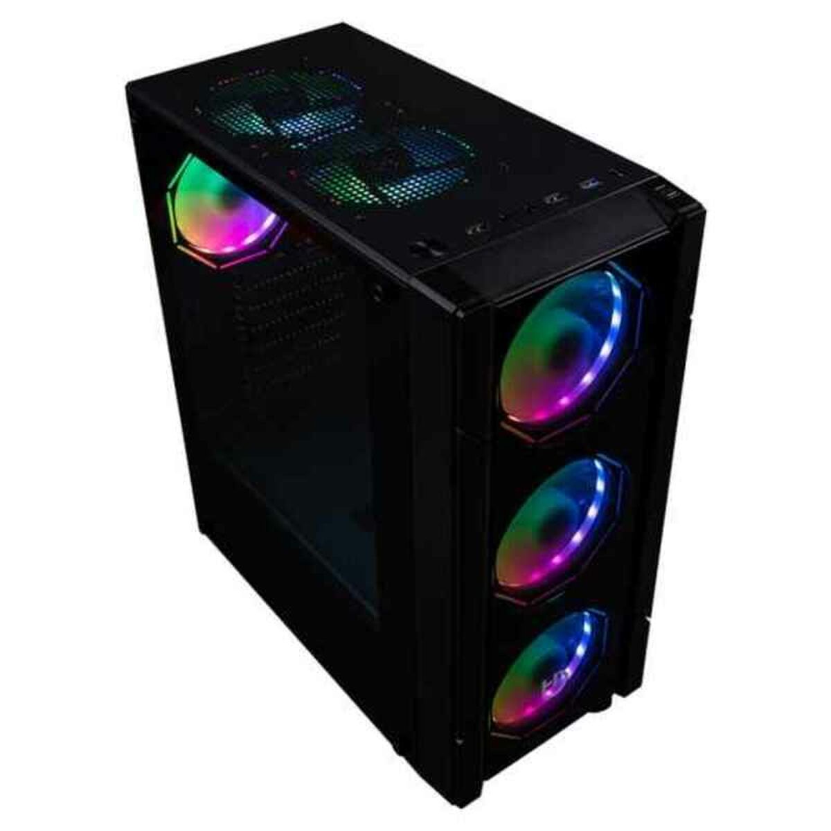 ATX Semitorn Hiditec V30 ARGB Svart - 3