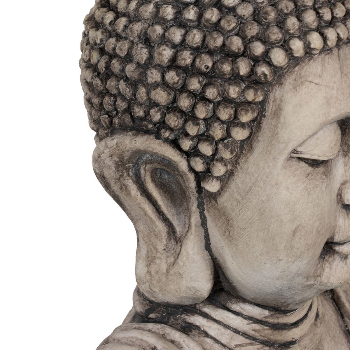 Prydnadsfigur Beige Grå Buddha 54 x 45 x 80 cm - 4