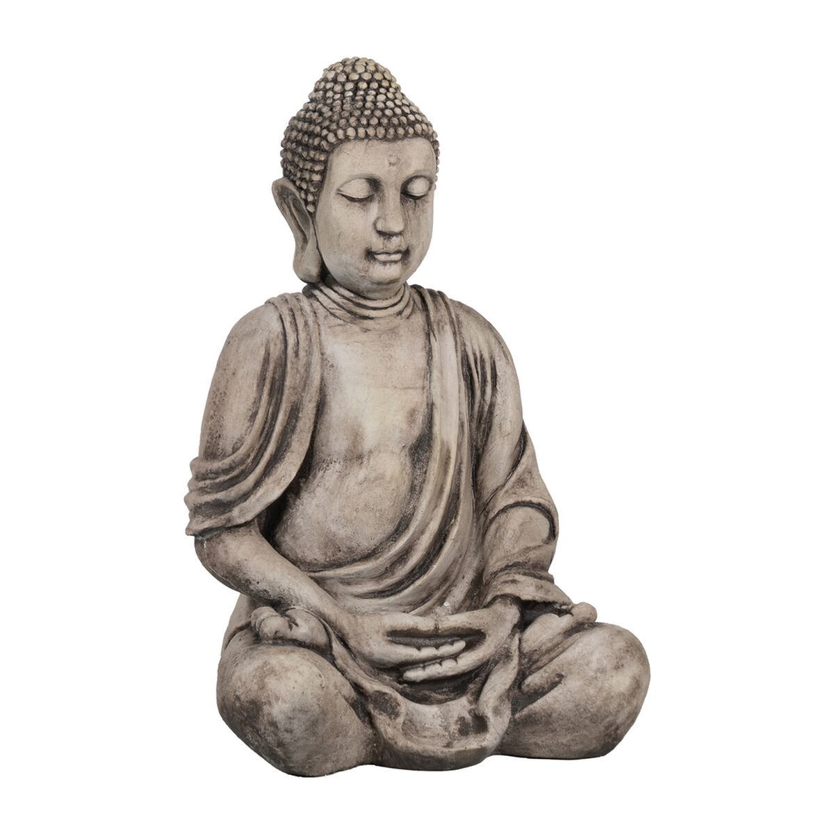 Prydnadsfigur Beige Grå Buddha 54 x 45 x 80 cm - 7