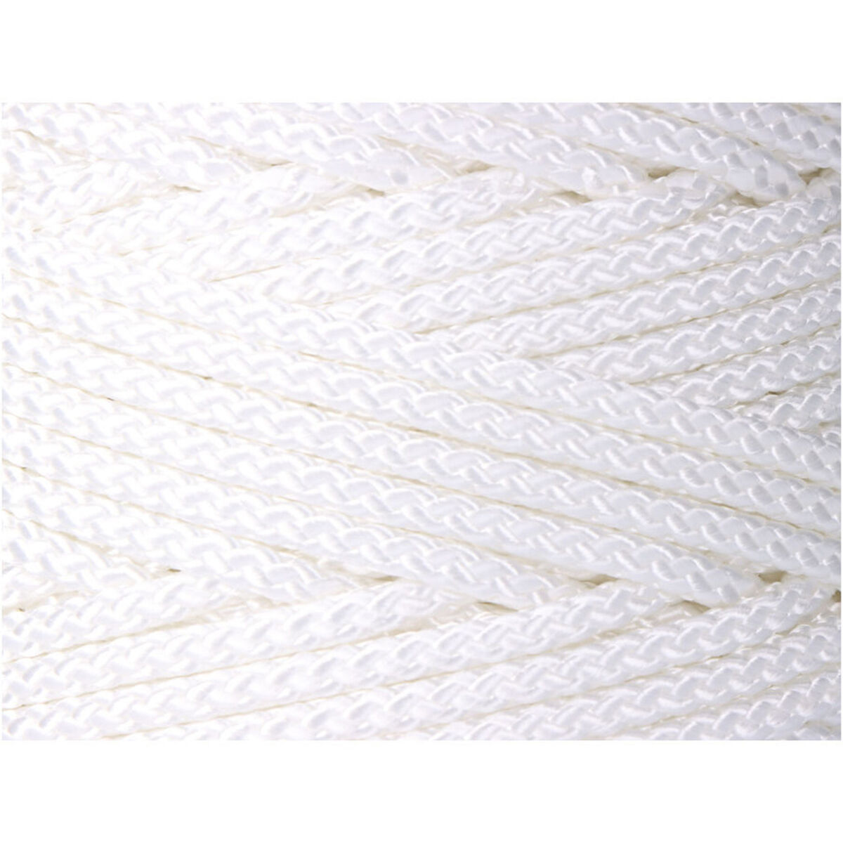 Skosnöre EDM 87918 Vit Polyester 5 mm x 200 m Flätning - 2
