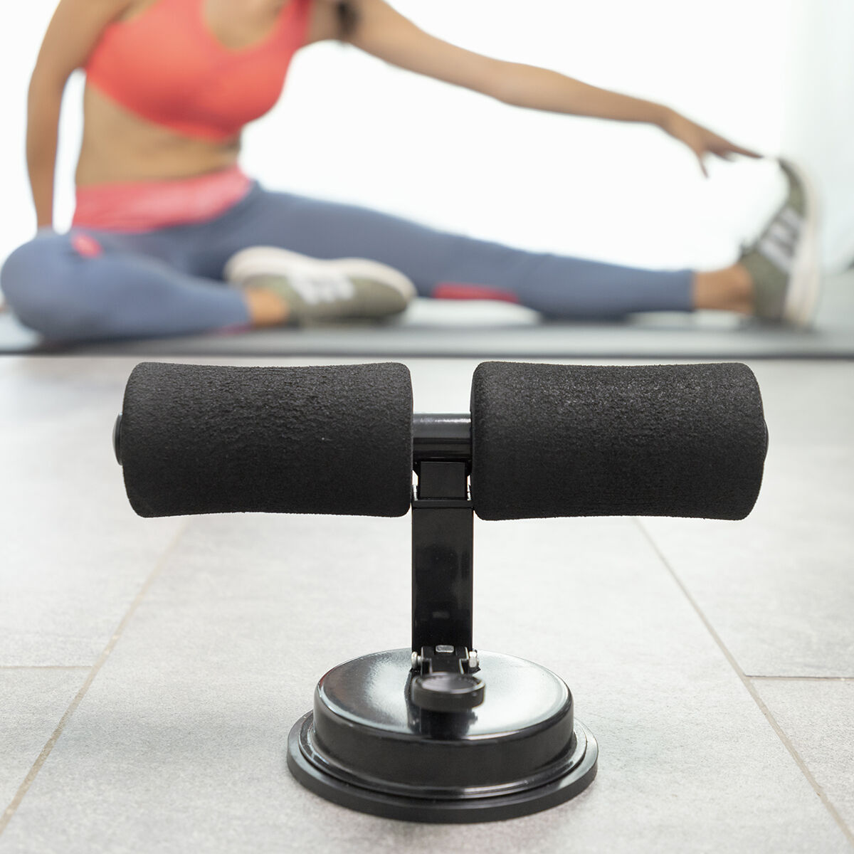 Situps-fotfäste med sugkopp och träningsguide CoreUp InnovaGoods - 18
