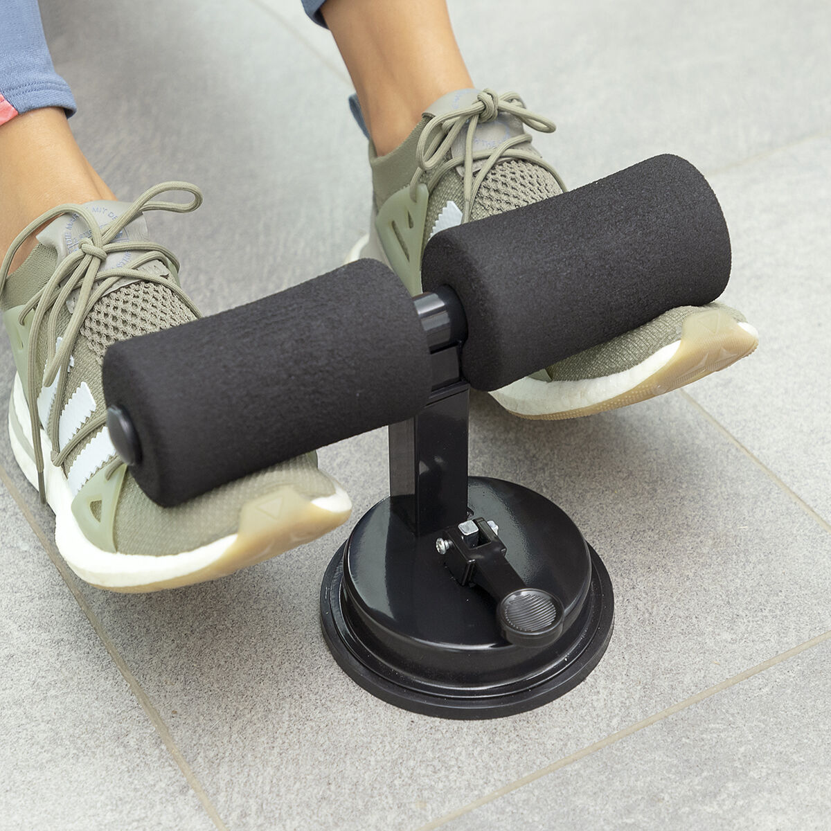 Situps-fotfäste med sugkopp och träningsguide CoreUp InnovaGoods - 31